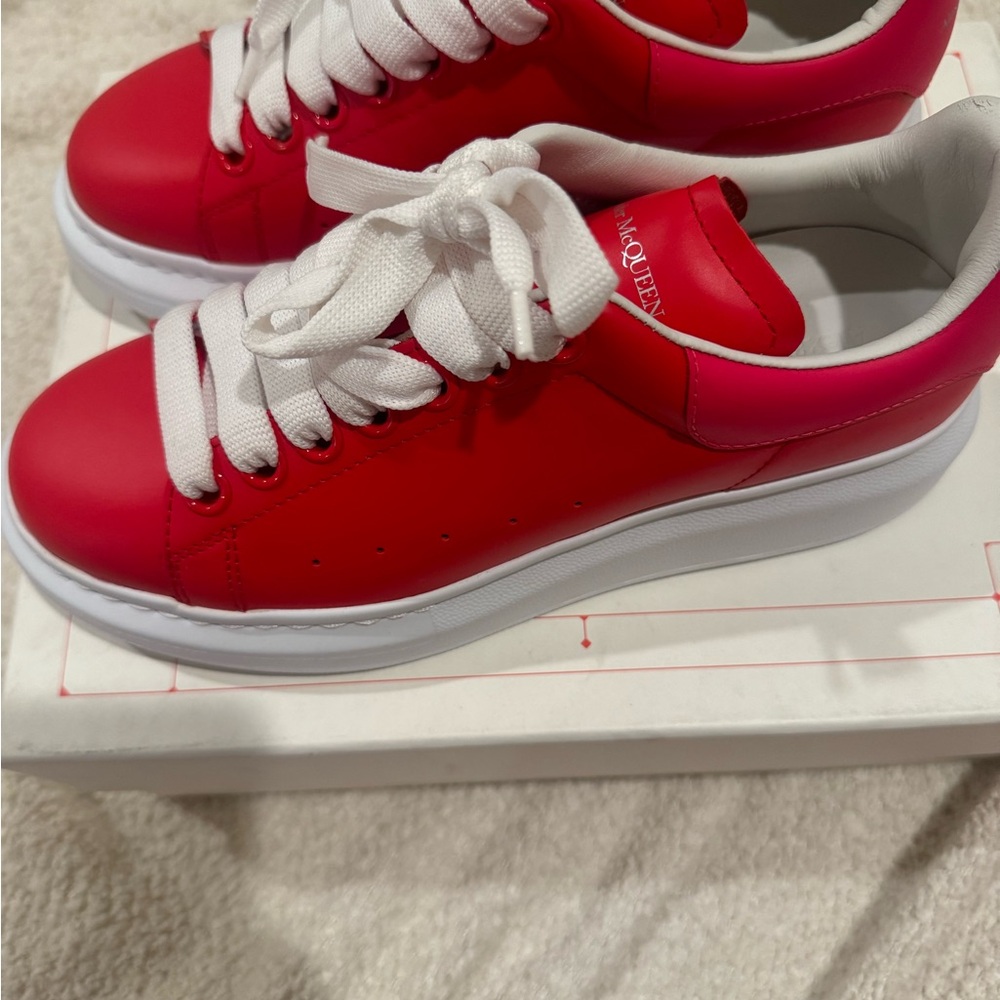 Alexander McQueen Red Sneakers